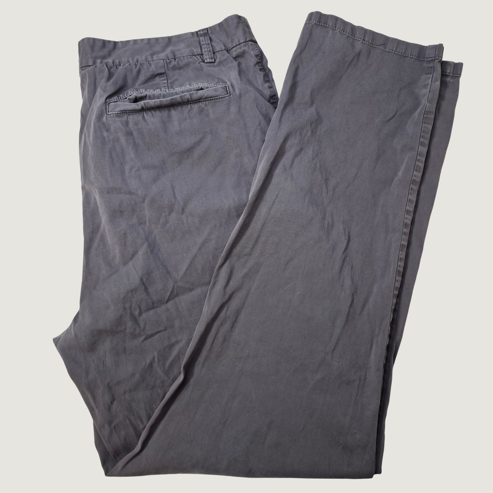 Everlane Chino Pants Mens 35x32 Gray Minimalist Cotton Straight Leg Quiet Luxury